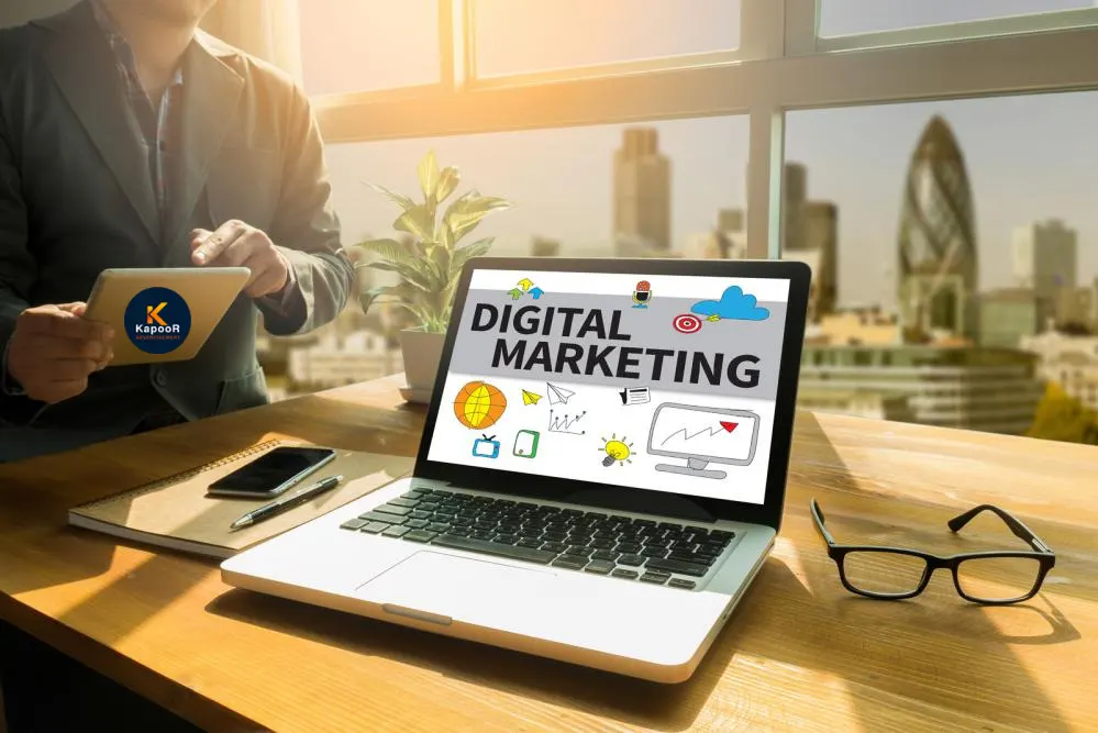 Digital marketing services by Kapoor Advertisement including SEO, Google Ads, PPC and social media marketing